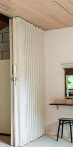 Retro/vintage Harmonicadeur / Vouwdeur - 6 meter breed, Ophalen, Kunststof, Gebruikt, Overige typen