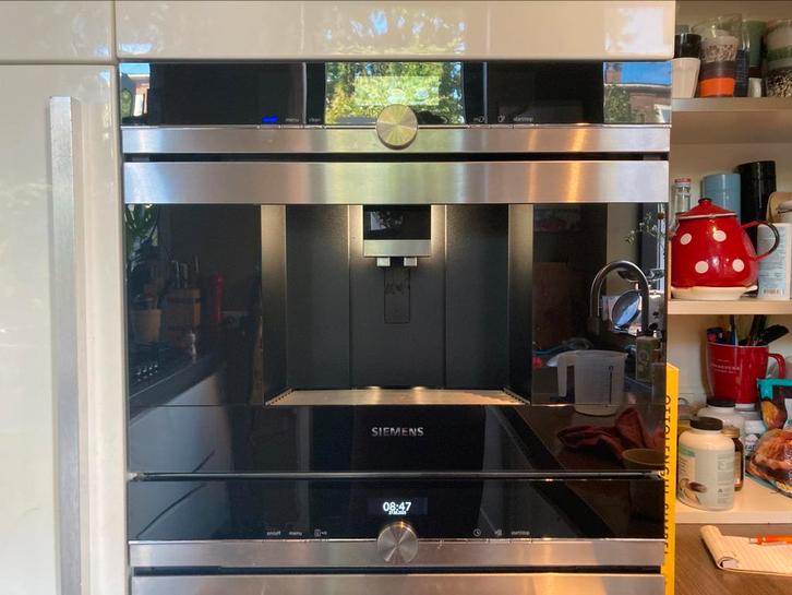 SIEMENS Inbouw Koffieapparaat, Witgoed en Apparatuur, Koffiezetapparaten, Gebruikt, Gemalen koffie, Koffiebonen, Koffiemachine
