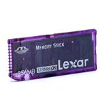 Lexar MemoryStick 2x 128MB = 256MB, Memory stick, Lexar, Zo goed als nieuw, Fotocamera