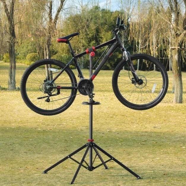 Fiets montagestandaard | Fietsstandaard (sterk materiaal), Fietsen en Brommers, Fietsaccessoires | Overige Fietsaccessoires, Zo goed als nieuw