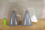 2x lamp Philips  emaille   vintage  in zeer mooie staat, Antiek en Kunst, Ophalen of Verzenden