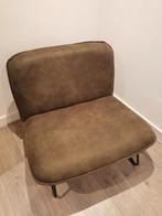 Mooie legergroene fauteuil, Ophalen, Zo goed als nieuw, Minder dan 75 cm, 50 tot 75 cm