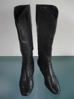 GRATIS VERZENDEN | GABOR leren zwarte vintage laarzen 36.5, Hoge laarzen, Verzenden, Zwart, Zo goed als nieuw