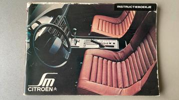 Instructieboekje Citroën SM 1973 NL beschikbaar voor biedingen