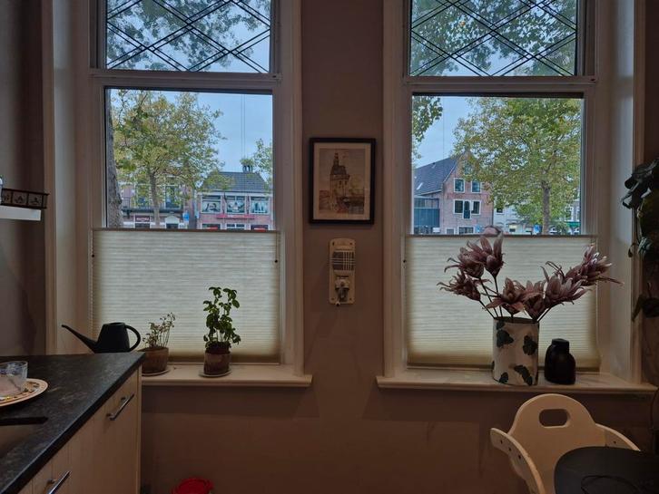 Plisse gordijnen top down bottom up luxaflex 1 gratis, Huis en Inrichting, Stoffering | Gordijnen en Lamellen, Gebruikt, 200 cm of meer