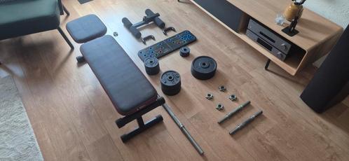 Fitness Set (home gym), Sport en Fitness, Fitnessapparatuur, Zo goed als nieuw, Krachtstation, Metaal, Ophalen