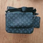 Zwarte trio messenger, Ophalen of Verzenden, Nieuw, Zwart, Leer