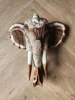 Olifantenhoofd van hout - 50x50 cm - Nieuwstaat, Ophalen of Verzenden, Nieuw