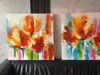 Schilderij astarkt klaprozen, Antiek en Kunst, Ophalen