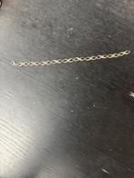 Zilveren armband met infinity schakels, B, Ophalen of Verzenden, Zo goed als nieuw, Zilver