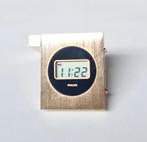 Klein vintage Philips digitaal quartz bureauklokje, Ophalen of Verzenden