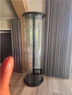 Prachtige ronde vitrine zgan. Métropole A0094, Huis en Inrichting, Kasten | Vitrinekasten, Ophalen, Met deur(en), 50 tot 100 cm