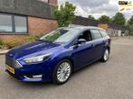 Ford Focus Wagon 1.0 First Edition Trekhaak Navi Dealerauto, 65 €/maand, Gebruikt, Euro 6, Blauw