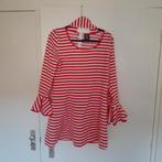 Rood,wit clownspak carnaval van KarnevalsWierts, Kleding | Dames, Ophalen of Verzenden, Zo goed als nieuw, Maat 38/40 (M)
