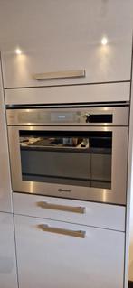 Combi Magnetron - Bauknecht, Witgoed en Apparatuur, Ovens, Gebruikt, Oven met grill, Inbouw, Draaiplateau