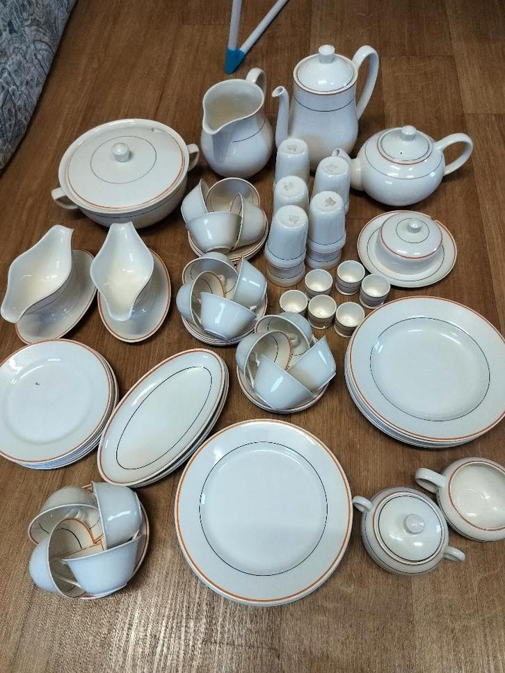 Servies oud, Antiek en Kunst, Antiek | Servies compleet, Ophalen