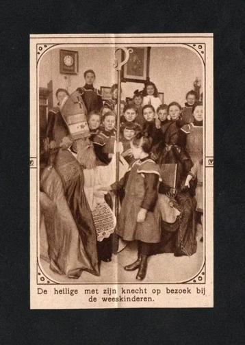 Venlo Sint Maarten op bezoek bij de Weeskinderen 1924. beschikbaar voor biedingen