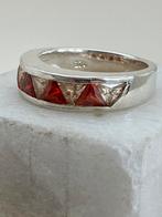 Zilveren ring, Sieraden, Tassen en Uiterlijk, Ringen, Ophalen of Verzenden, Zo goed als nieuw, 17 tot 18, Dame