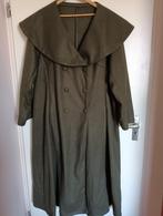 Donkergroene lange jas maat 48/50, Ophalen of Verzenden, Zo goed als nieuw, Maat 46/48 (XL) of groter, Groen