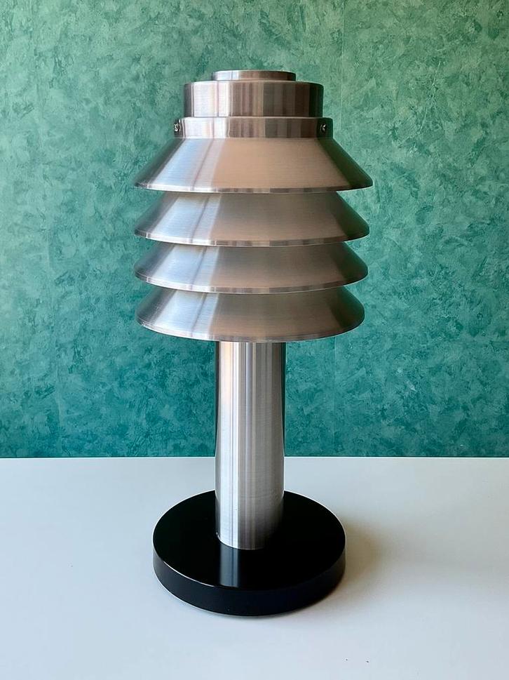 Vintage 60’s Hans Agne Jakobsson Tafellamp, Huis en Inrichting, Lampen | Tafellampen, Zo goed als nieuw, Minder dan 50 cm, Metaal