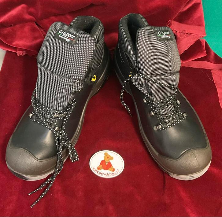 Zwarte Grisport werkschoenen maat 46, Doe-het-zelf en Verbouw, Veiligheidskleding, Zo goed als nieuw, Ophalen of Verzenden
