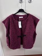 Bodywarmer bordeaux rood one size, Kleding | Dames, Bodywarmers, Maat 42/44 (L), Nieuw, Ophalen of Verzenden, Ambika