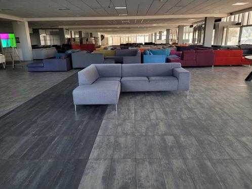 Hoekbank chaise lounge grijs 270x200 | BEZORGEN, Huis en Inrichting, Banken | Bankstellen, Zo goed als nieuw, Hoekbank, Vierpersoons of meer
