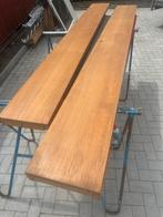 Te koop eiken planken massief breed eiken, Ophalen of Verzenden, Eiken, Minder dan 200 cm, Plank