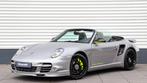 Porsche 911 Cabrio 3.8 Turbo S 918 Spyder (bj 2011), Auto's, Porsche, Gebruikt, Zwart, 4 stoelen, Leder