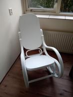 Schommelstoel, Huis en Inrichting, Stoelen, Ophalen, Gebruikt, Wit, Eén