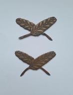 Nederlandse Arbeidsdienst (NAD) kraagemblemen, Ophalen of Verzenden, Landmacht, Nederland, Embleem of Badge