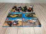 Lego City 60113, 60145, 60055 en 60146, Ophalen of Verzenden, Zo goed als nieuw