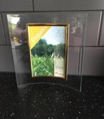 Vintage gebogen glas fotolijstje goud 10x15, Ophalen of Verzenden, Gebruikt