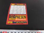 sticker kalender 1981 peer tegelhuis paesen bouwmaterialen, Verzamelen, Ophalen, Zo goed als nieuw