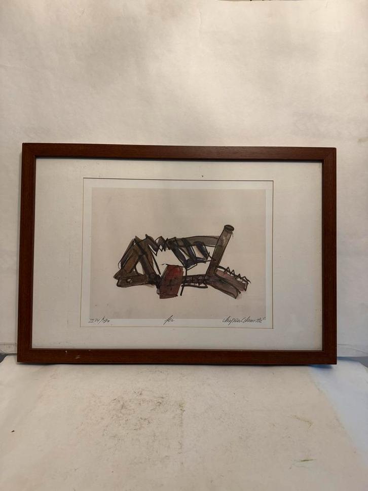 Zeefdruk Chapoudumonte (Chr Paul Damsté), Antiek en Kunst, Kunst | Litho's en Zeefdrukken, Ophalen of Verzenden