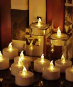 72x LED Kaarsjes Flameloos, Overige materialen, Wit, Nieuw, Ophalen of Verzenden