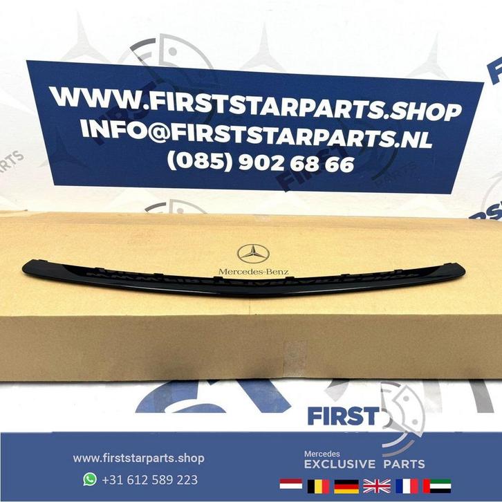 A1778854302 BUMPER LIP W177 A KLASSE W118 CLA ZWART VOORBUMP, Auto-onderdelen, Vrachtwagen-onderdelen, Mercedes-Benz, Carrosserie en Plaatwerk