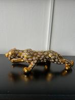 Goude panters, Huis en Inrichting, Woonaccessoires | Kandelaars en Kaarsen, Ophalen of Verzenden, Nieuw, Overige materialen, Minder dan 25 cm