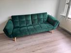 Slaapbank beliani, Huis en Inrichting, Ophalen, Zo goed als nieuw, Groen, 200 cm