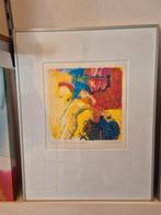 Genummerde zeefdruk met lijst, Antiek en Kunst, Kunst | Litho's en Zeefdrukken, Ophalen