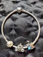 Pandora Ale 925 stijve armband met originele Pandora bedels., Ophalen of Verzenden, Zo goed als nieuw, Zilver, Zilver