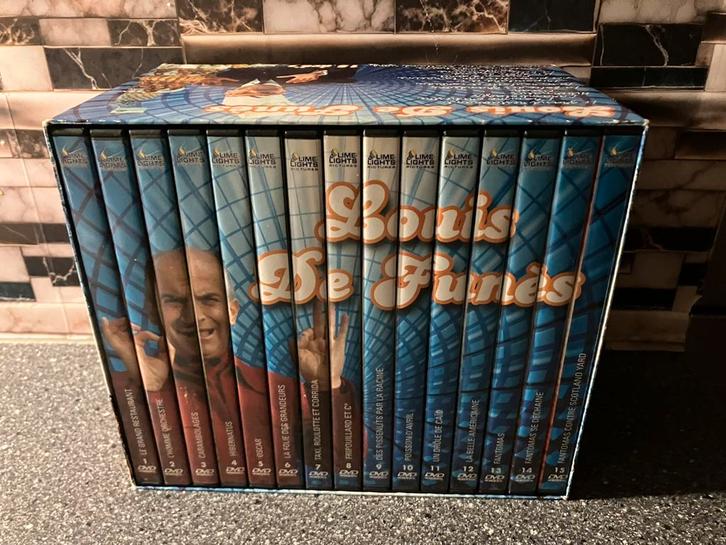 Louis De Funes 15-Dvd Box, Cd's en Dvd's, Dvd's | Klassiekers, Komedie, Alle leeftijden, Ophalen of Verzenden
