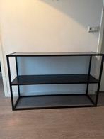 Karwei zwarte sidetable, Ophalen, 100 tot 150 cm, Zo goed als nieuw, 25 tot 50 cm