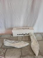 Gave doorzichtige wit kanten ballerina's. Mt 36-41. Coolgirl, ., Wit, Nieuw, .