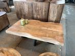 Magazijn leegverkoop salontafel boomstam mangohout matrix, Nieuw, Ophalen of Verzenden, Info@wkhome.nl, Argonweg 20 Amersfoort