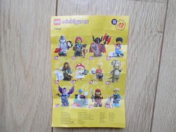 Te koop : Diverse Lego Minifigures van serie 25 / Nr : 71045 beschikbaar voor biedingen