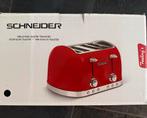 Schneider SCTO4R Vintage Broodrooster - Zwart, Ophalen, Nieuw, Uitneembare kruimellade