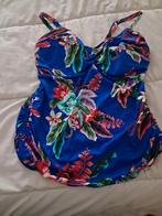 TANKINI top...Blauw met bloemmotief, met beugel. Maat 85 F., Overige typen, Blauw, FANTASIE, Ophalen of Verzenden