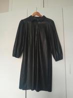 Pieces zwarte leren jurk, Zwart, Maat 46/48 (XL) of groter, Ophalen of Verzenden, Zo goed als nieuw