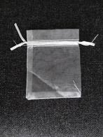 Wit Organza Zakje 7,5X10 CM>Snelle Verzending!<, Ophalen of Verzenden, Zo goed als nieuw, Versiering, Geboorte of Huwelijk